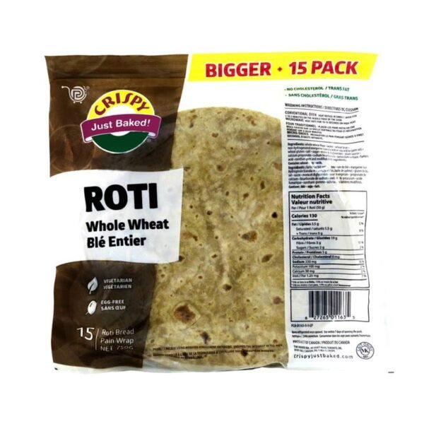Roti Whole Wheat 15pc