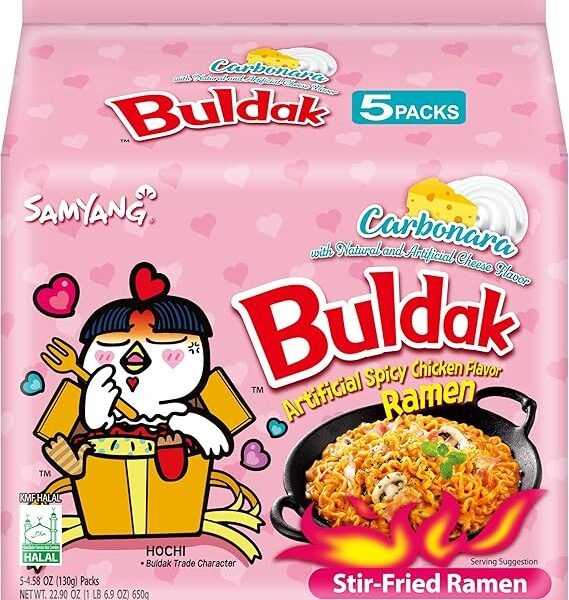 Samyang Buldak Chicken Carbonara 130gx5